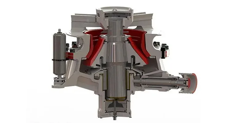 Working Principle of XCS Series Single Cylinder Hydraulic Cone Crusher