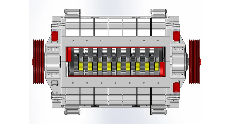 Working Principle of PCK Series Sand Making Machine