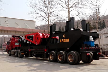 Mobile Crusher shipment for mining project