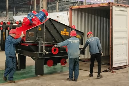 FZS Series Vibrating Screen shipment to Indonesia – Xingaonai group