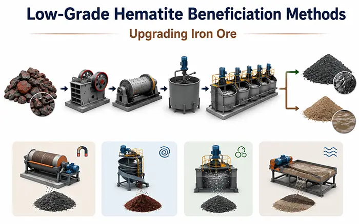 Low-Grade Hematite Beneficiation Methods