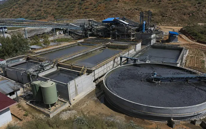 Planta de tratamiento de relaves de plomo-zinc