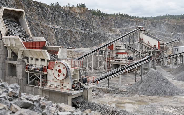 Aggregate Production Process: From Rock to Sized Aggregate