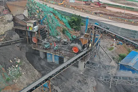 800tph limestone crushing production line-1