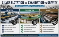 Silver Flotation vs Cyanidation vs Gravity