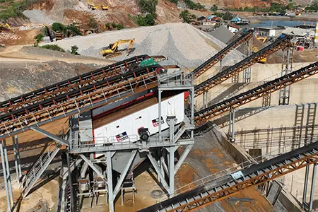 800-1000tph limestone production line Indonesia-2