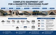 Complete Equipment List for a Magnetite Processing Plant