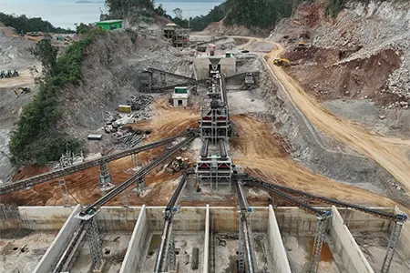 800-1000tph limestone production line Indonesia-0
