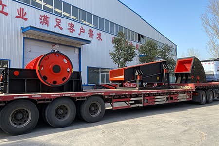 Mining crushing production line shipment to Indonesia