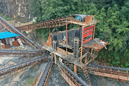 300tph bluestone production line-1