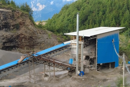 850tph limestone crushing production line in Indonesia