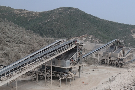 1000tph limestone crushing production line in Honduras