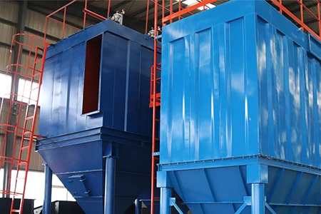 Pulse jet bag filter working site