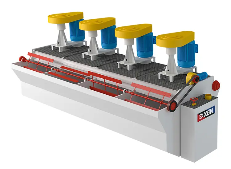 how does a flotation machine work