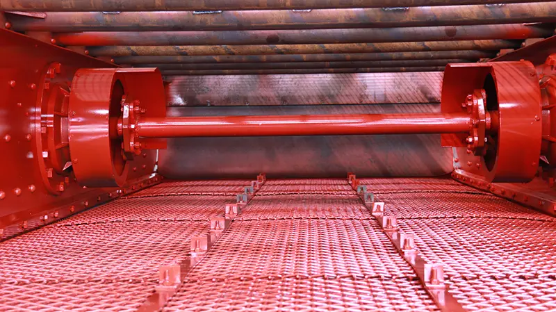 Detail drawing of vibrating screen