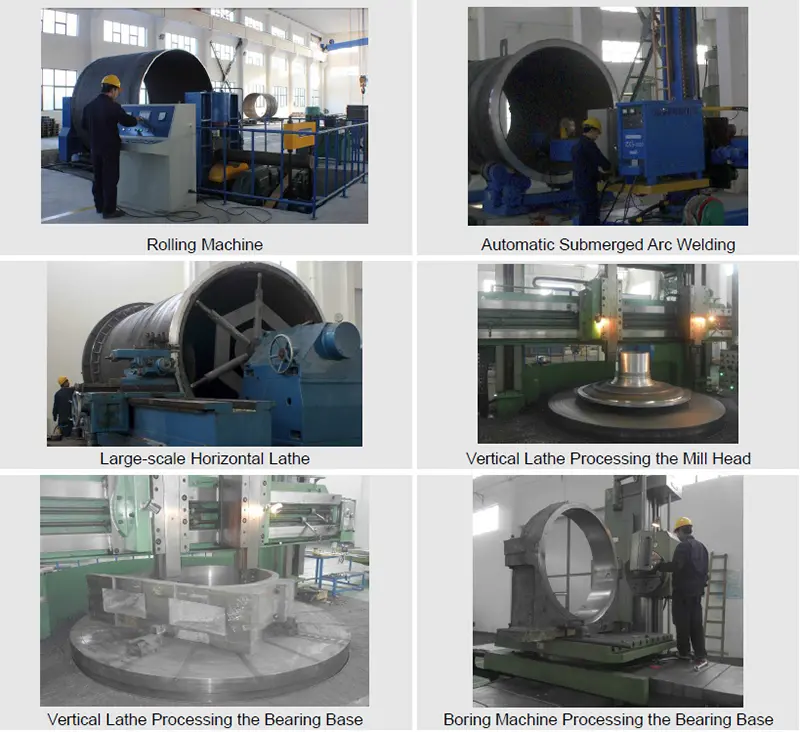 Ball mill manufacturing workshop