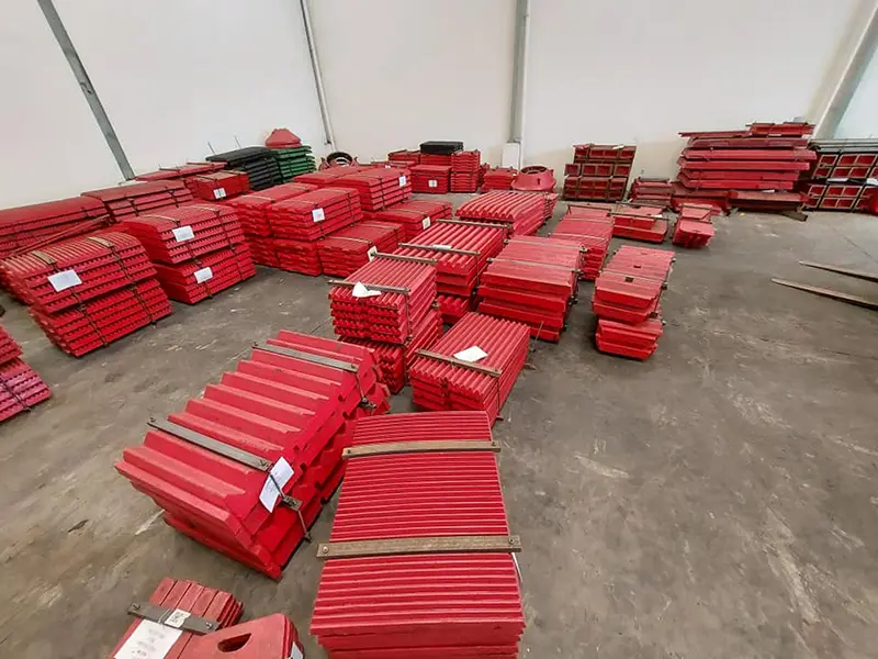 Jaw Crusher Liner Warehouse