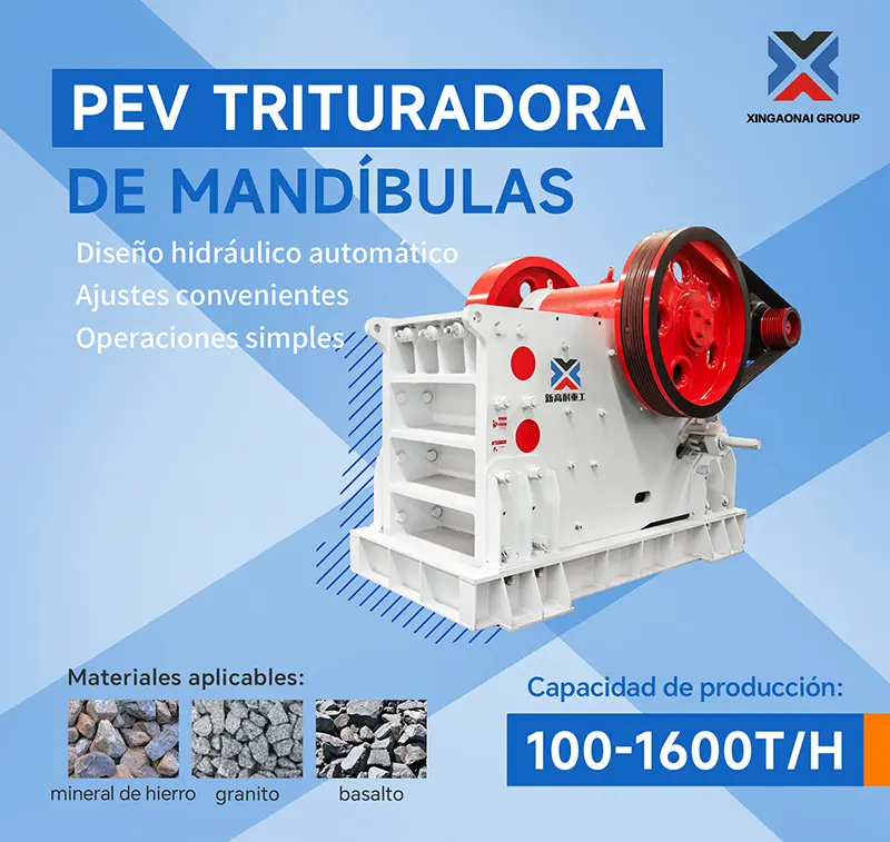 Trituradora de mandíbula serie PEV Trituradora de mandíbula serie PEV