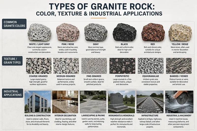 types of granite rock types of granite rock