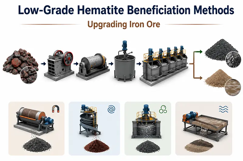 Low-Grade Hematite Beneficiation Methods