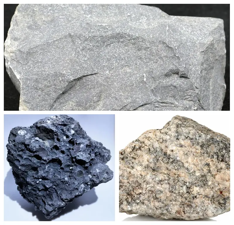 Basalt and Granite and Limestone Basalt and Granite and Limestone
