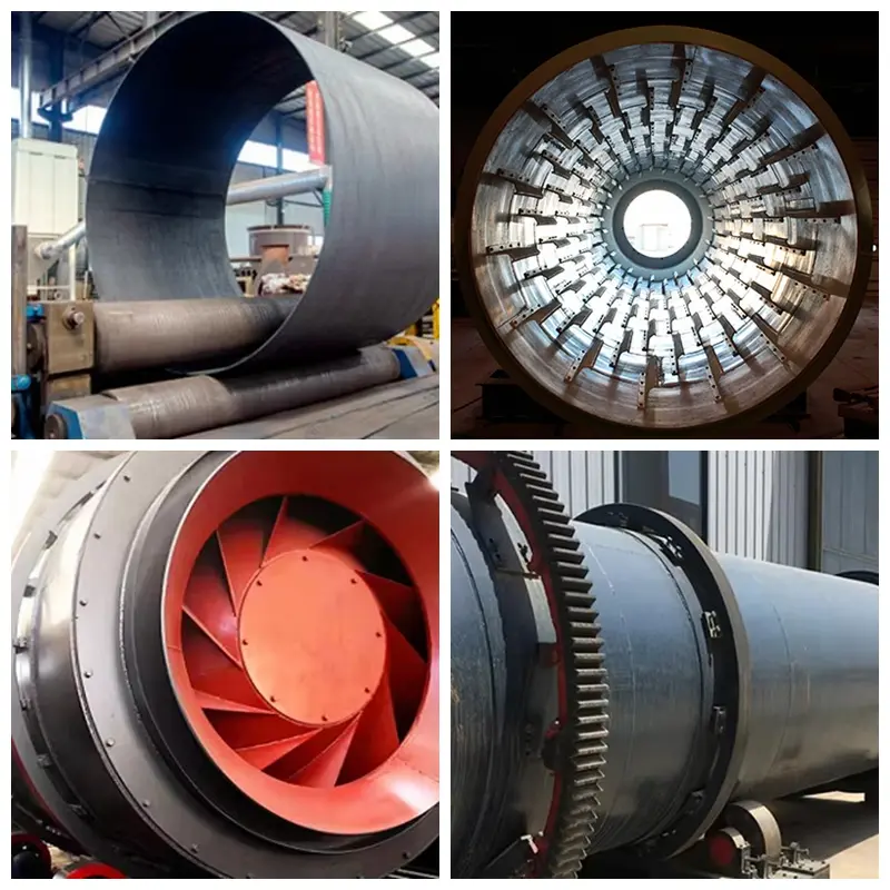 Detail display of rotary dryer
