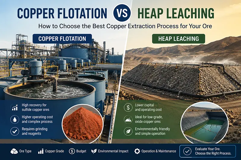 Copper Flotation vs Heap Leaching