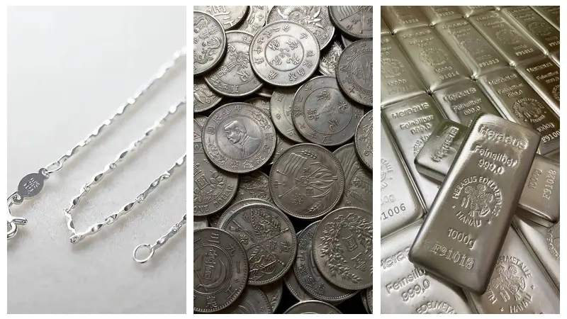 La aplicación de la plata en joyería e inversión