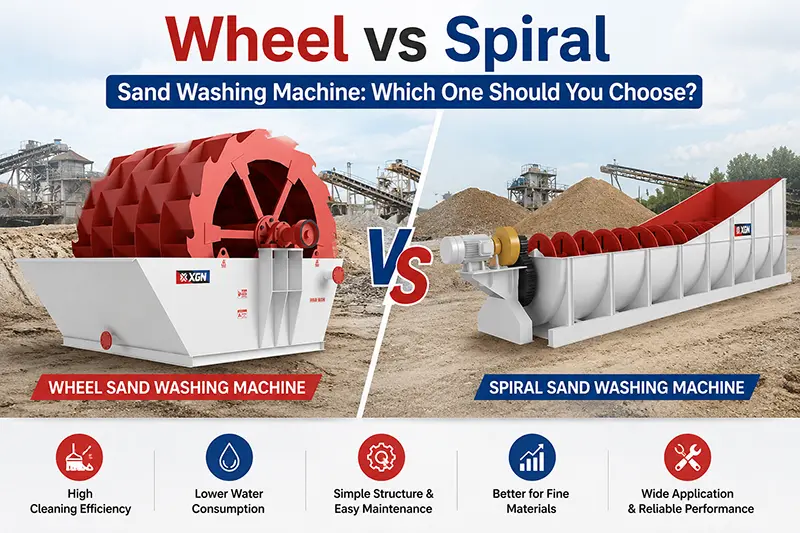 Wheel vs Spiral Sand Washing Machine Wheel vs Spiral Sand Washing Machine