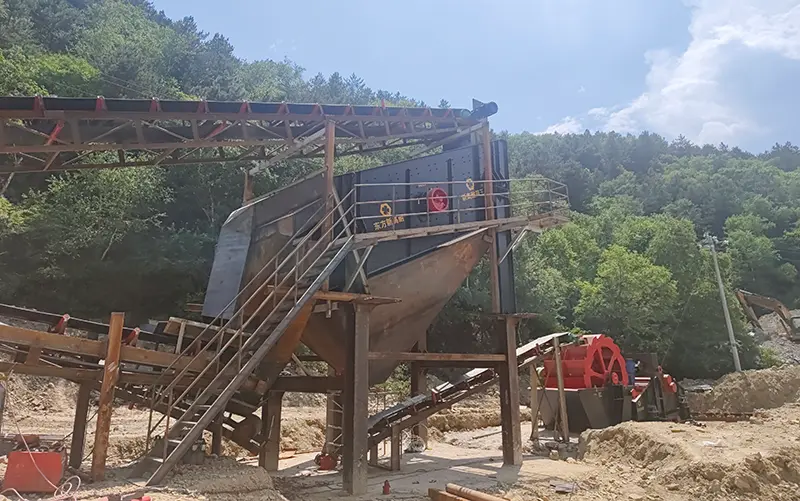 River sand washing plant River sand washing plant