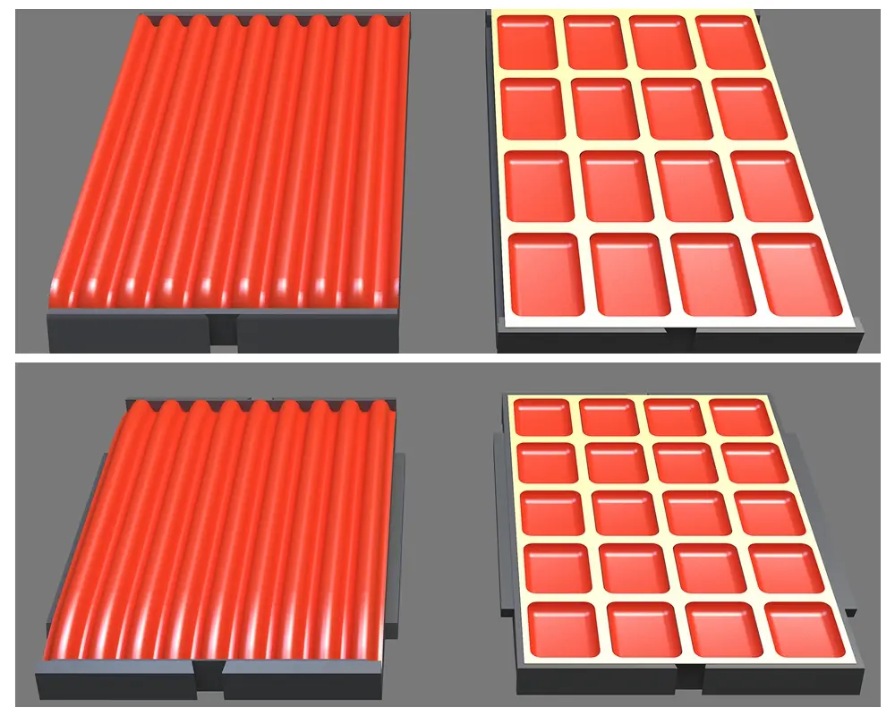 fixed and movable jaw plates fixed and movable jaw plates