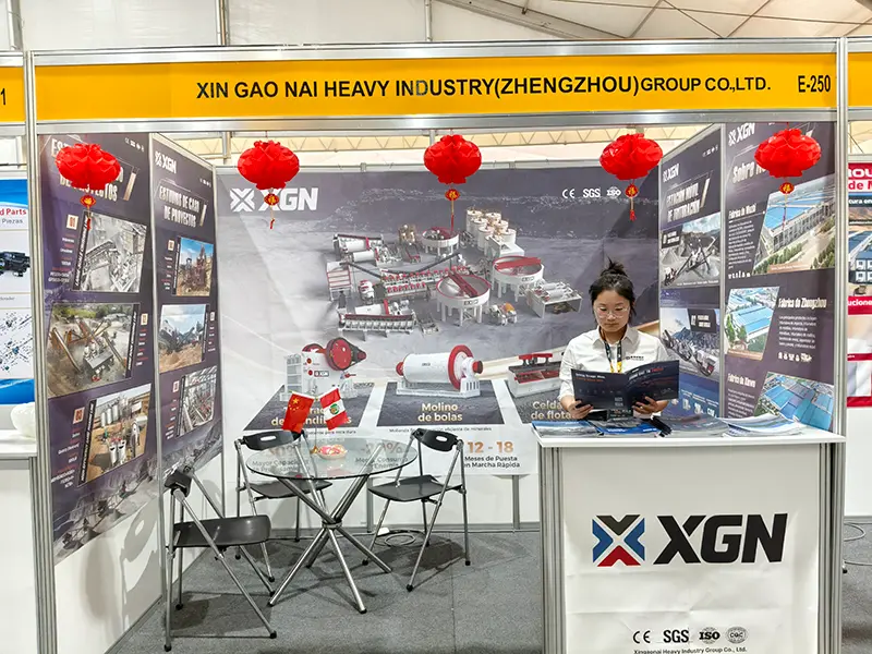 Stand E250 de XINGAONAI en EXPOMINA PERU 2026 en Lima