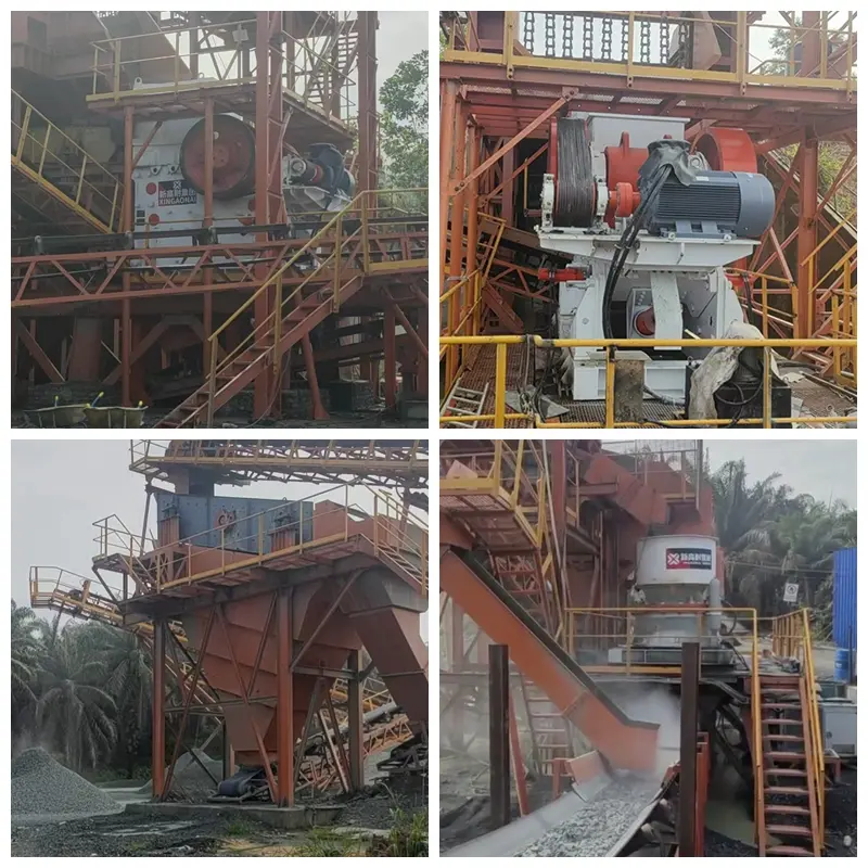 Equipos de planta de granito de 280 toneladas por hora instalados en Malasia Equipos de planta de granito de 280 toneladas por hora instalados en Malasia