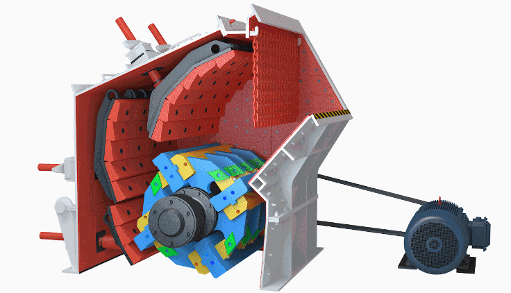 XINGAONAI PF impact crusher structure and feed opening XINGAONAI PF impact crusher structure and feed opening